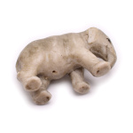 Статуэтка «Слон» из мрамора или камня. Размер 4×2,2 см. Дефекты: трещины, нет одного уха #2